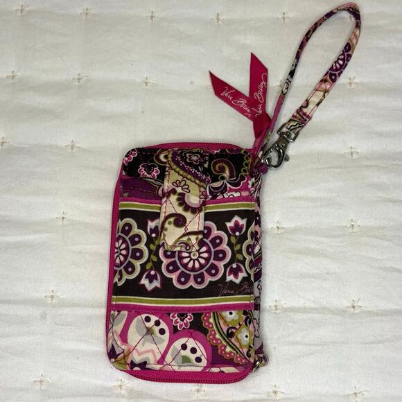 Vera Bradley Very Berry Zip Around Wristlet - Picture 4 of 9